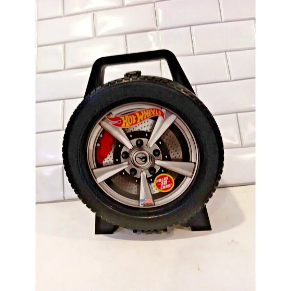 Brand New Hot Wheels Tire-Shaped Storage Case by Mattel – Holds 30 Cars